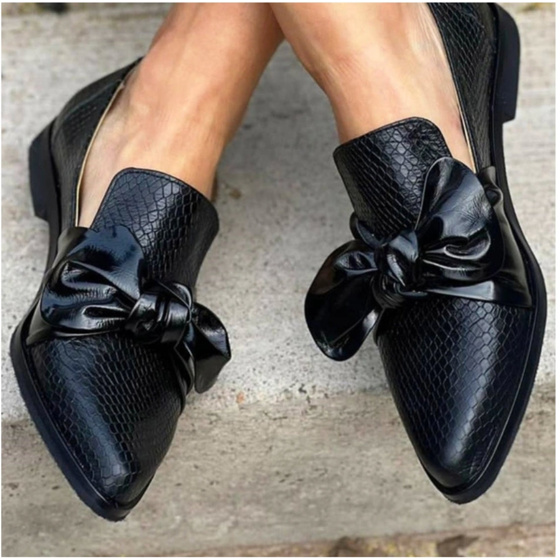 AlvaStockholm™ | Mocasines con detalle de lazo