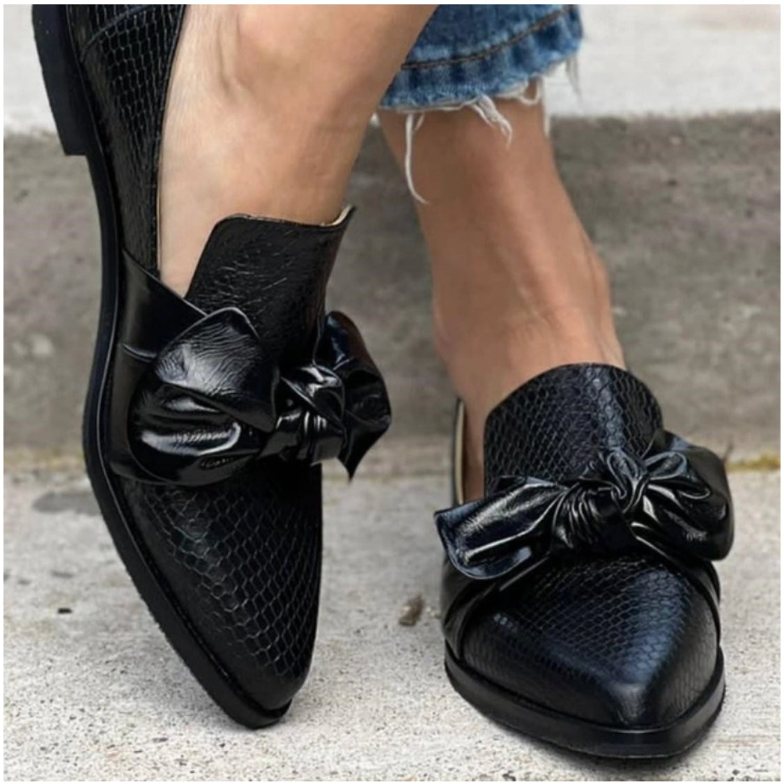 AlvaStockholm™ | Mocasines con detalle de lazo