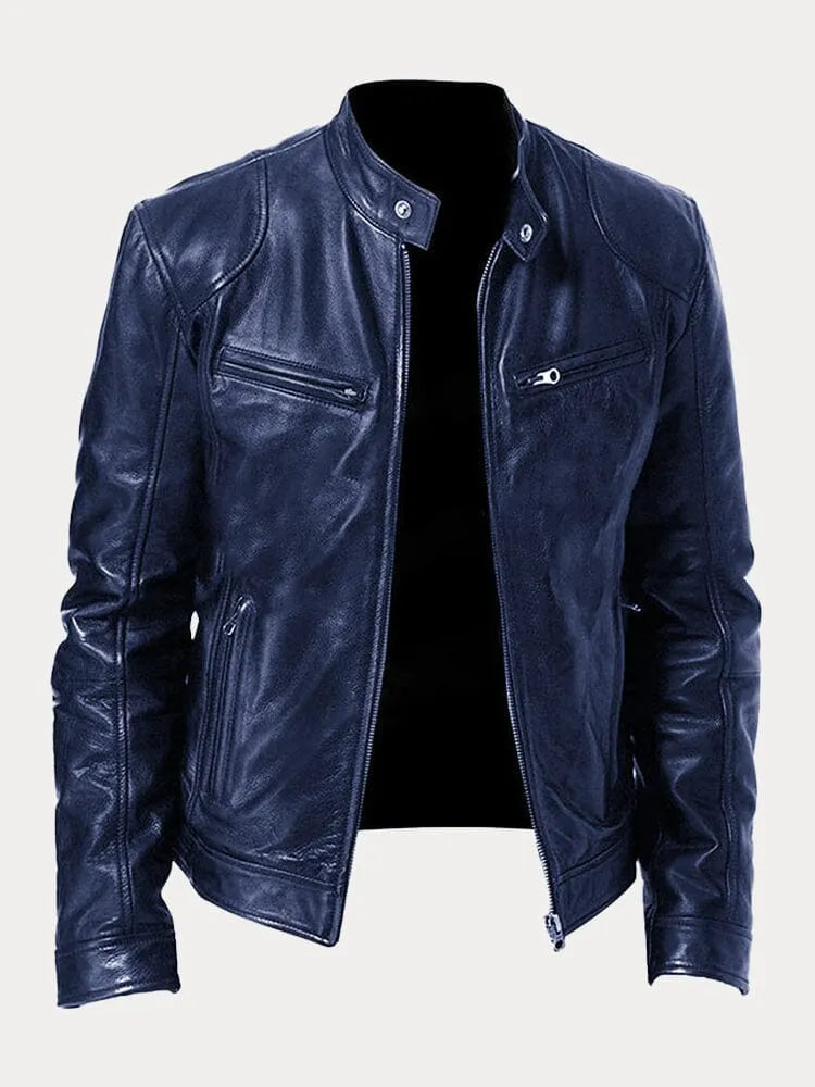 Laluna® | Chamarra de cuero casual