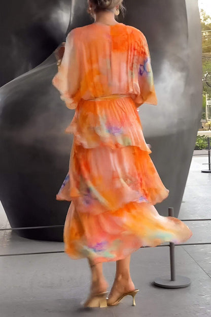 Jade™ | Elegante vestido largo bohemio