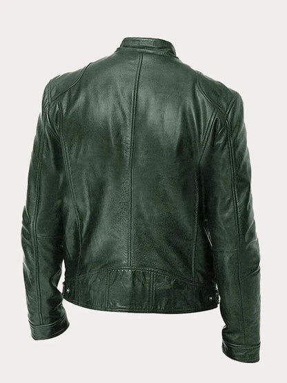 Laluna® | Chamarra de cuero casual