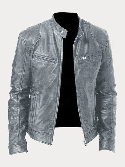 Laluna® | Chamarra de cuero casual